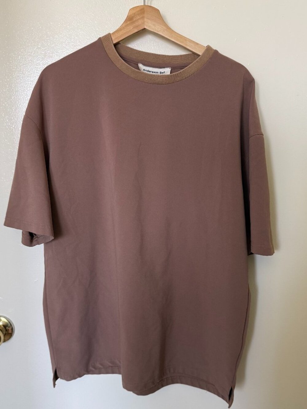 Andersson Bell Scandinavia Brown Crew Neck T Shirt L